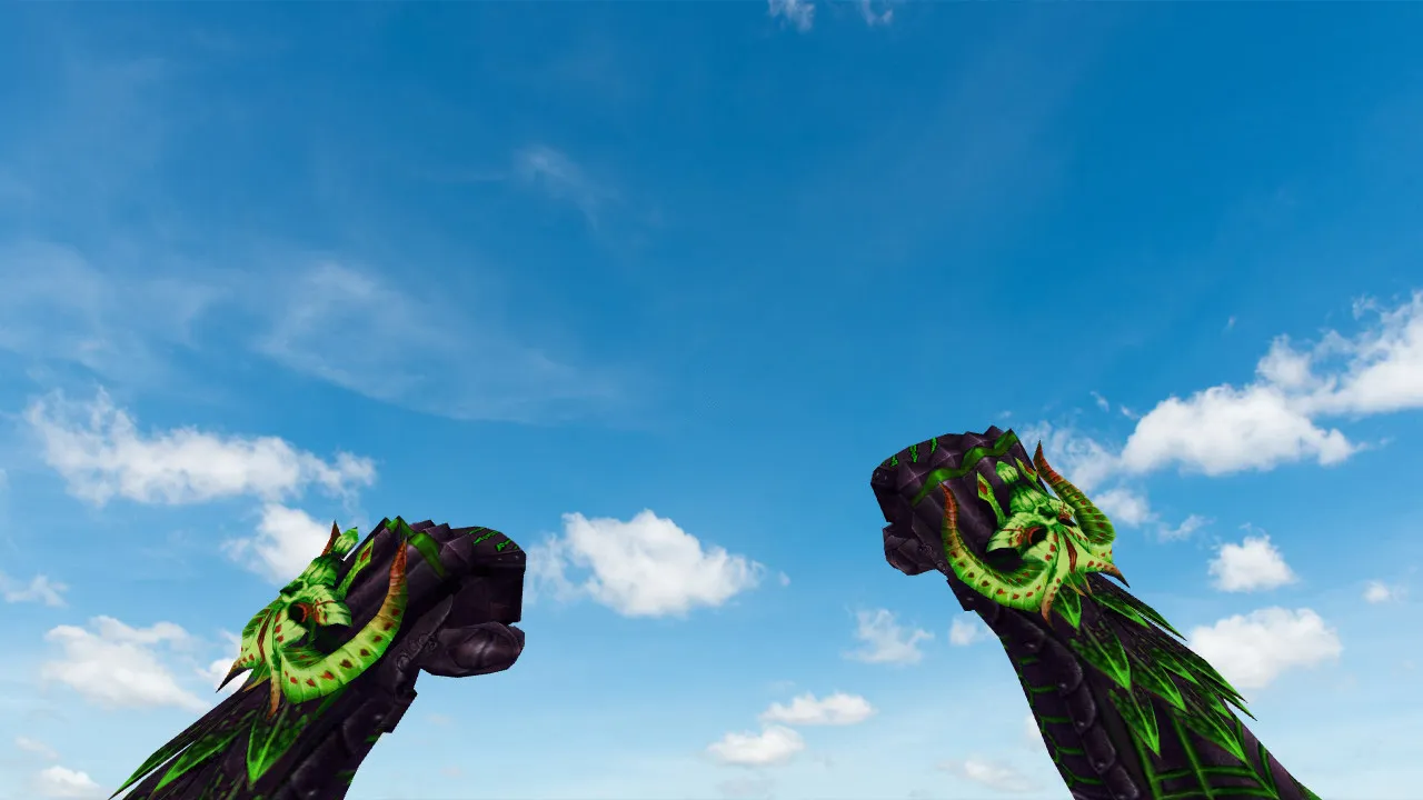 Скриншот Пак моделей оружия «Balrog Poison Skin Pack» для CS 1.6: v_, p_, w_ модели, звуки, анимация осмотра и качество текстур