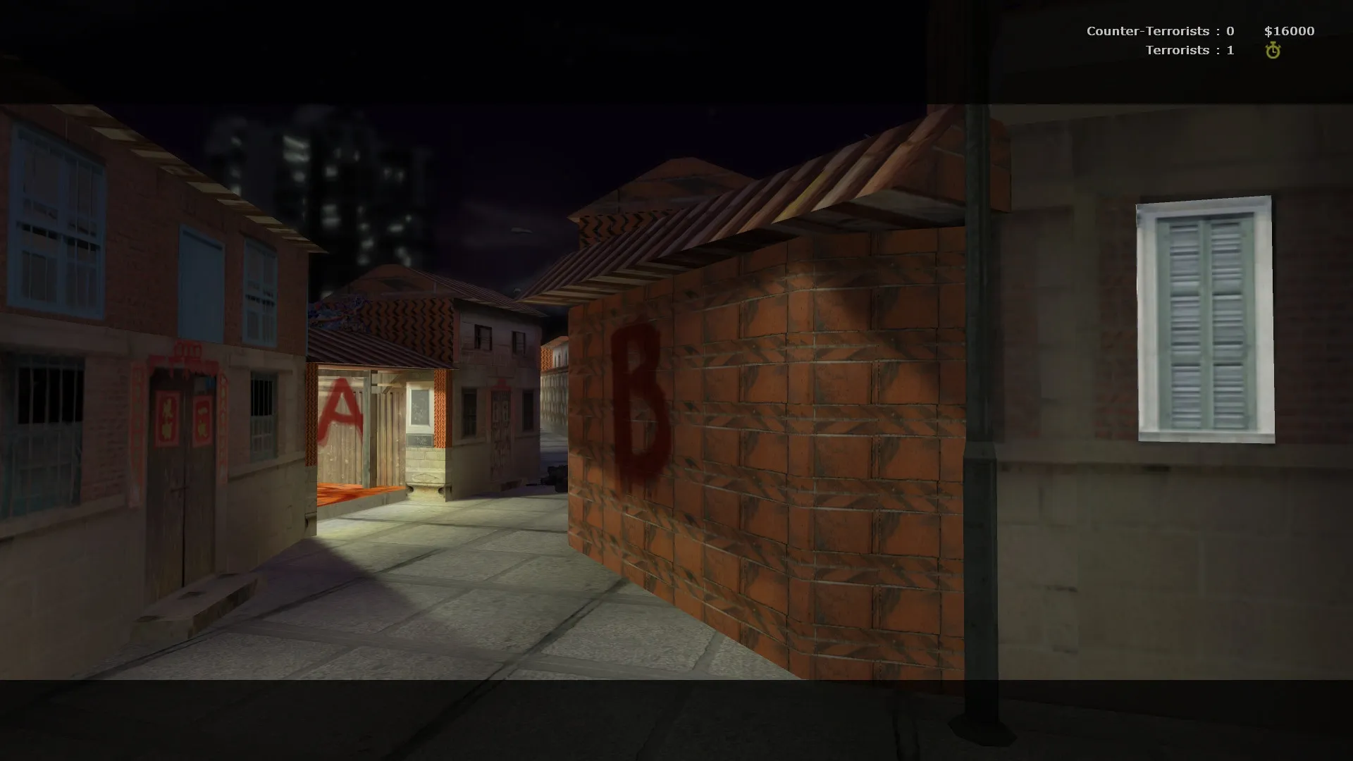 Скриншот  de_carpcity_night — ночная DE карта для CS 1.6: точки, маршруты, .nav и оптимизация