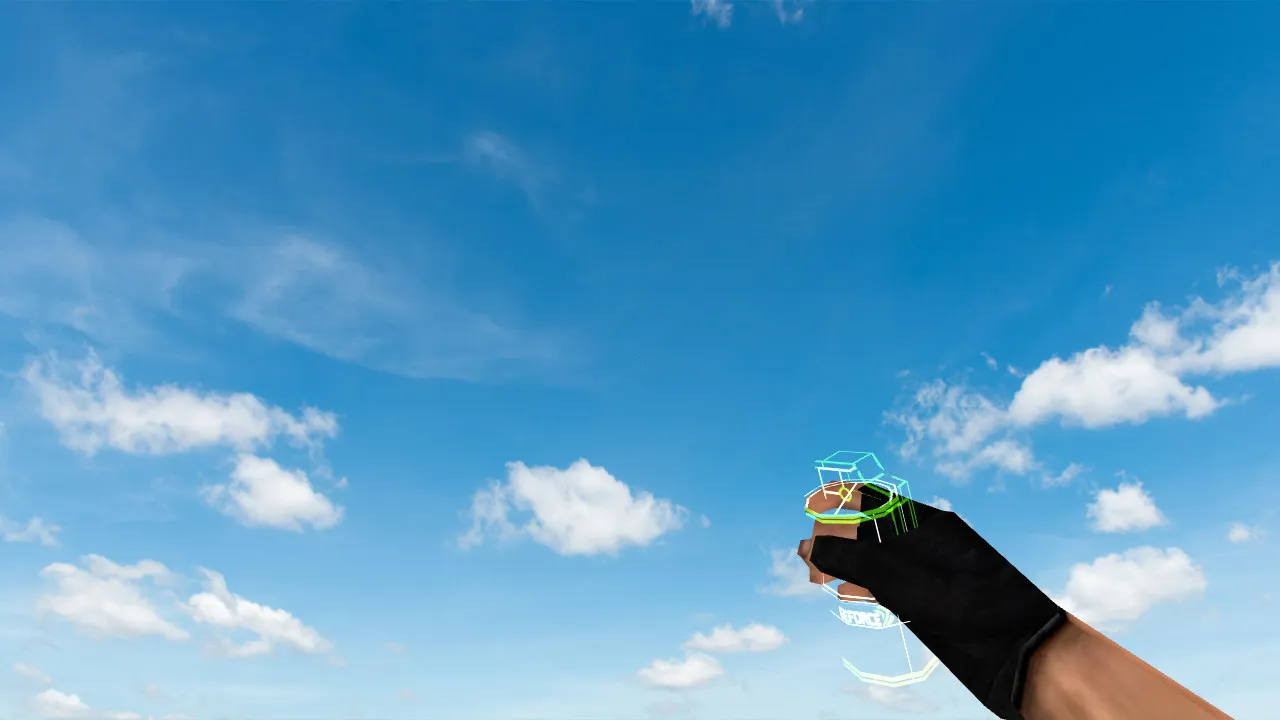 Скриншот Модель «Geforce Transparent Grenades» для CS 1.6: v_ и p_ гранат, анимация осмотра, звуки, текстуры