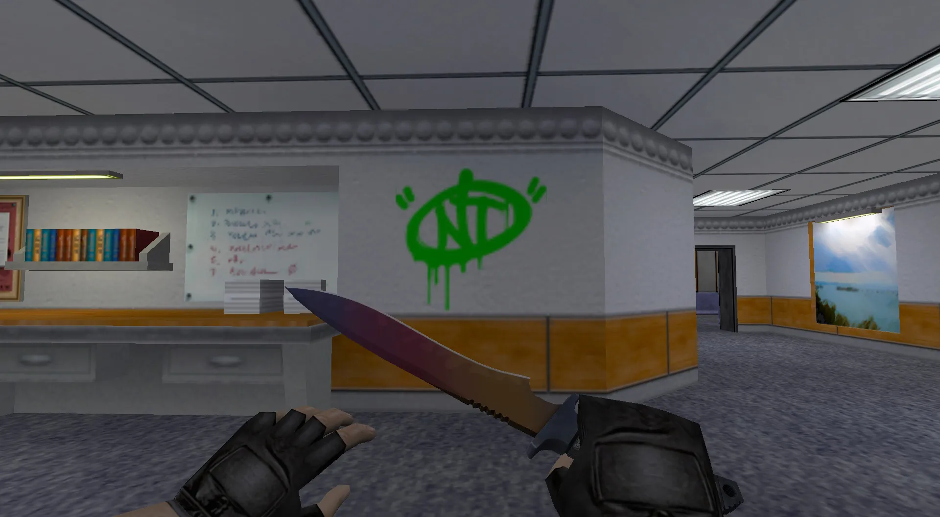 Скриншот Граффити «Хорошая попытка» для CS 1.6: Уникальный стиль и креативность