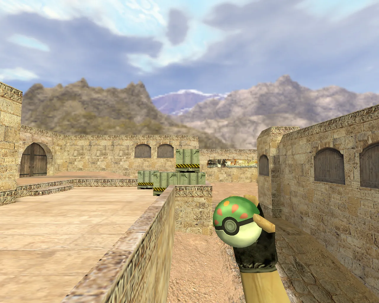 Скриншот Модель гранат «Пак гранат Покеболы» для CS 1.6: v_, p_, w_ модели, звуки, анимация осмотра и качество текстур