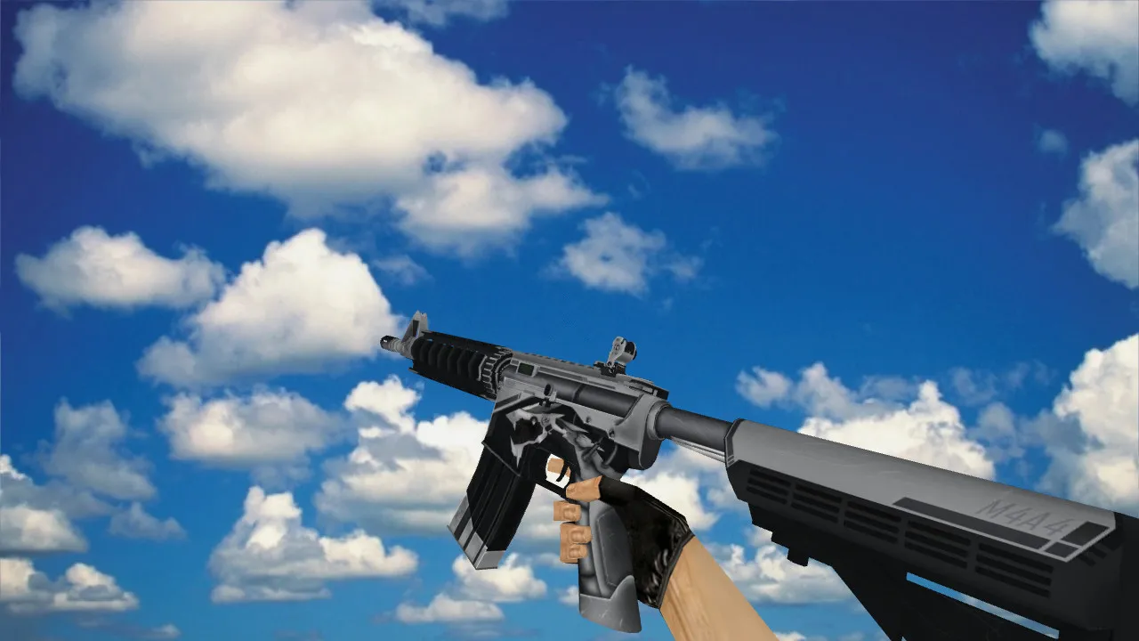 Скриншот Модель M4A4 Overdrive v_ p_ w_ для CS 1.6: звуки, анимация осмотра, текстуры и качество модели