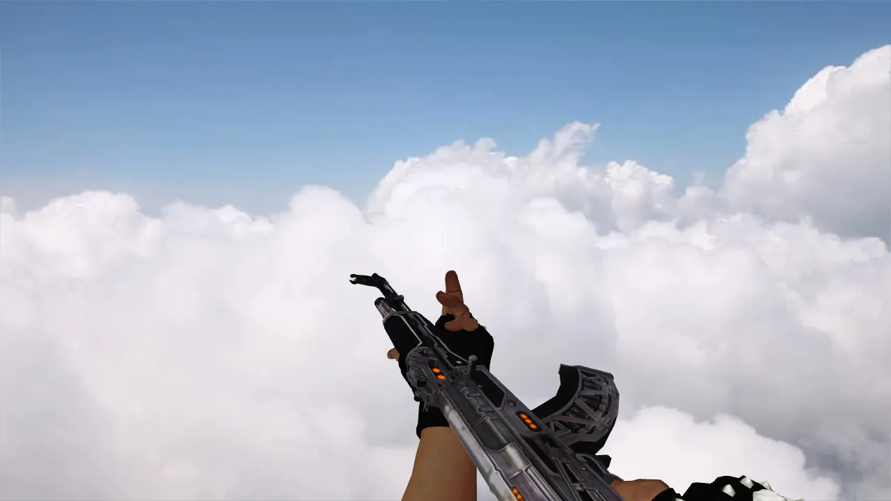 Скриншот Модель «AK-47 Mass Driver» для CS 1.6 - Улучшение игрового процесса