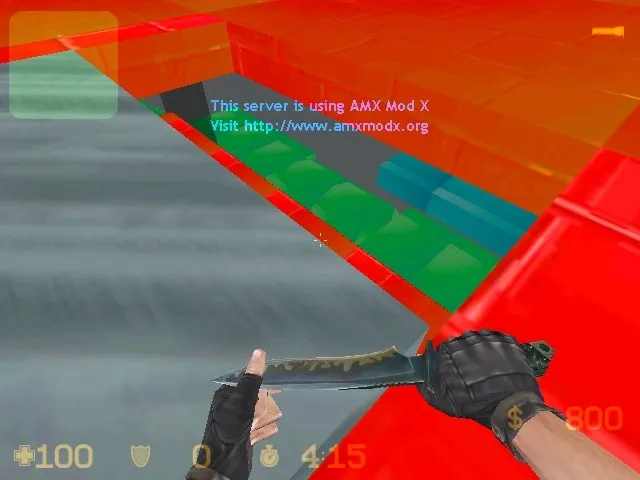 Скриншот  deathrun_impossible для CS 1.6: карта deathrun, точки, раунды и настройка ботов