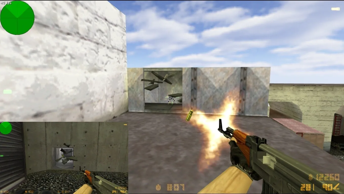 Скриншот  Карта de_train_sl для CS 1.6 - Оптимизация и тактика