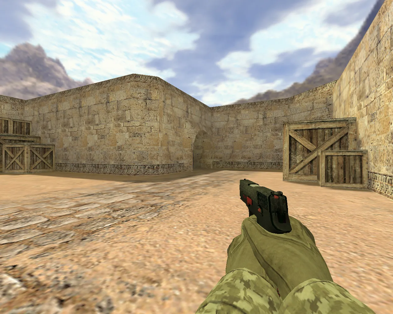 Скриншот Модель «P250 Красно-черный» для CS 1.6 - Оружие с уникальным дизайном