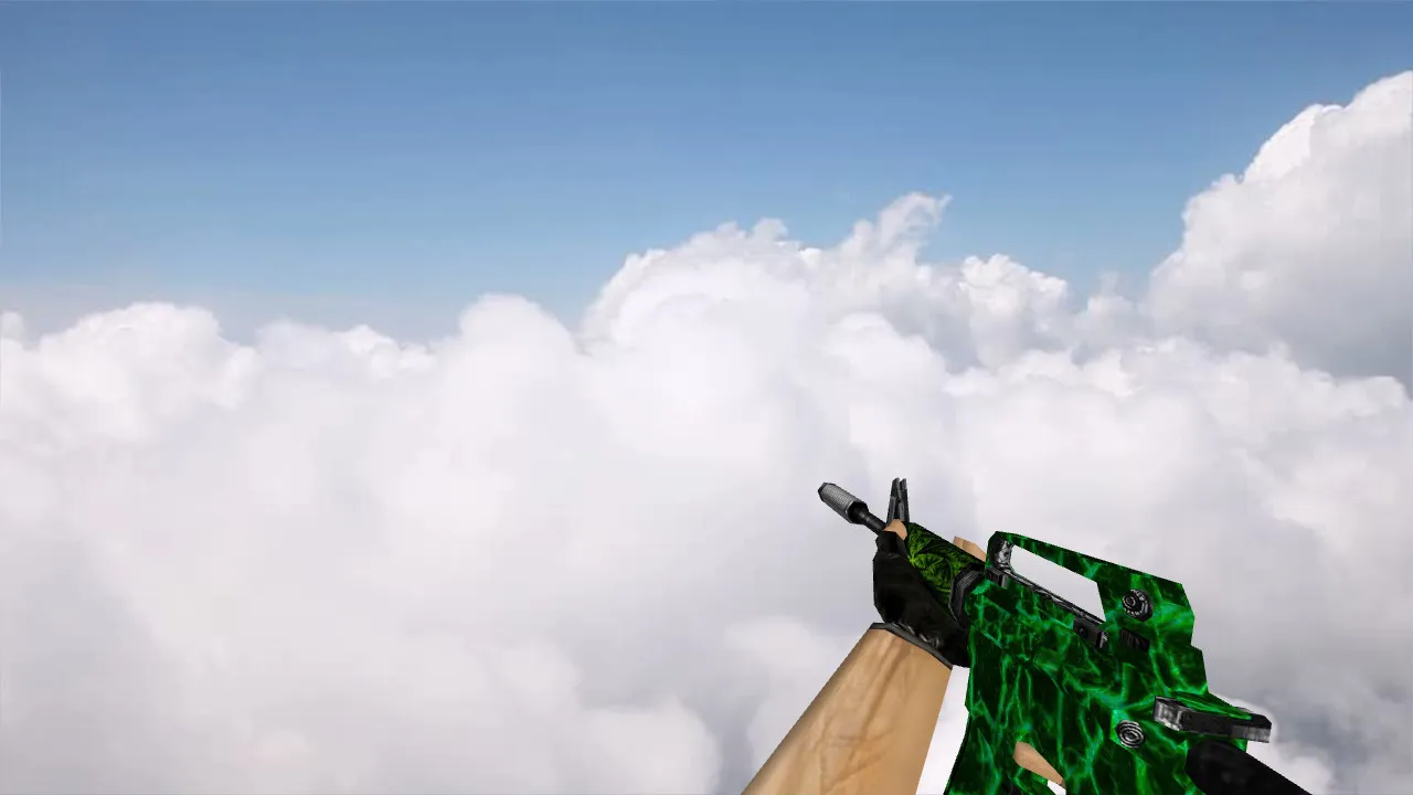 Скриншот  Пак моделей оружия «Greenshot Weapon Pack» для CS 1.6: v_, p_, w_ модели, звуки, анимация осмотра и качество текстур