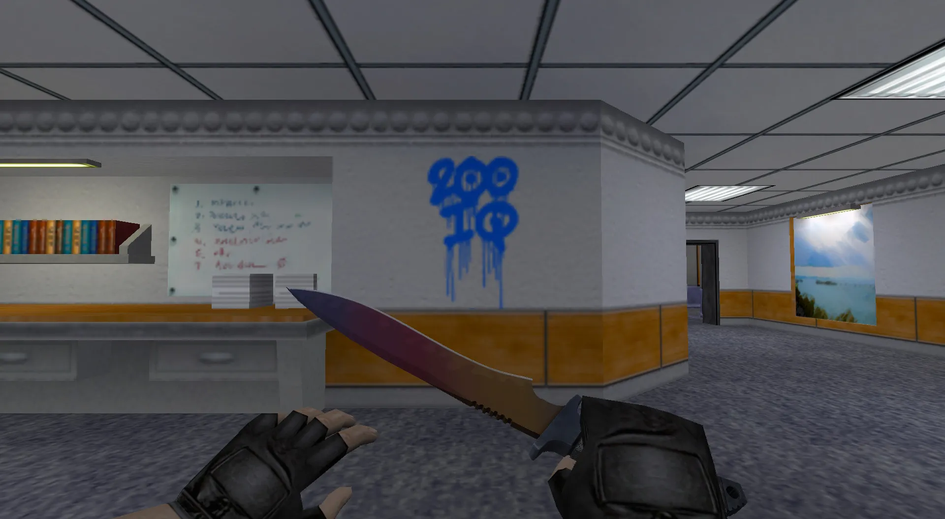 Скриншот Граффити «200 IQ» для CS 1.6 - Улучшите свой стиль игры!