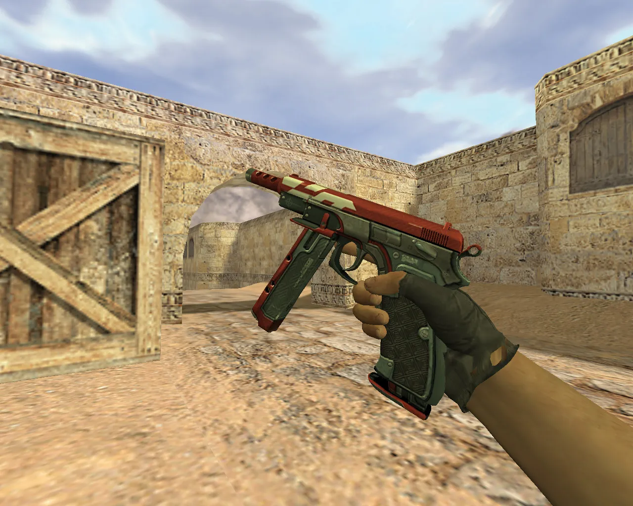 Скриншот Модель CZ-75 Красный ястреб для CS 1.6 - Идеальный выбор для игроков