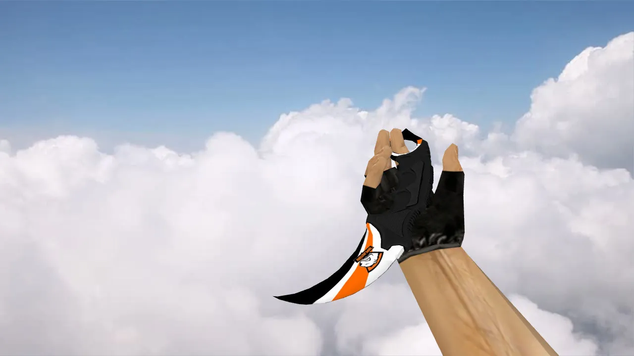 Скриншот Модель ножа Керамбит «Virtus.pro» для CS 1.6: v_, p_, w_ модели, звуки, анимация осмотра и качество текстур