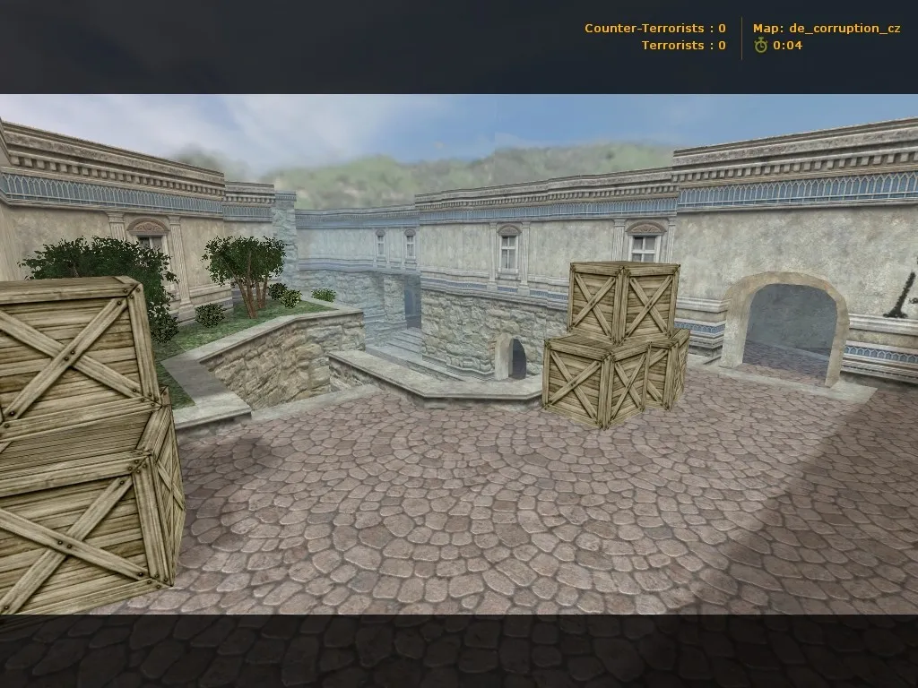 Скриншот  de_corruption_cz — карта для CS 1.6: точки, тактика за CT/T, оптимизация, .nav для ботов