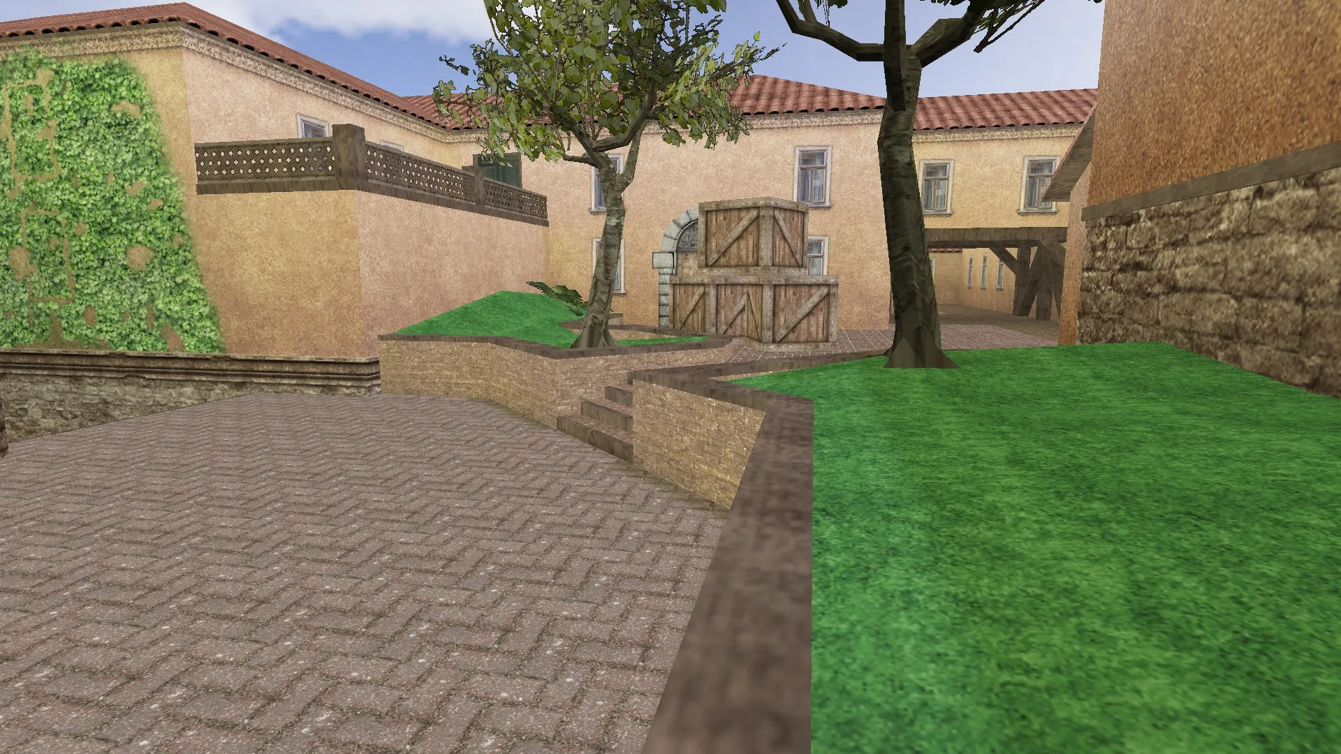 Скриншот  Карта de_nereza для CS 1.6 - Тактическое преимущество и баланс