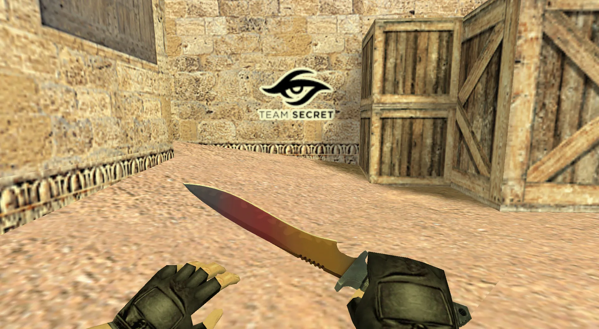 Скриншот Граффити «Team Secret Logo» для CS 1.6 - Идеальный выбор для киберспорта