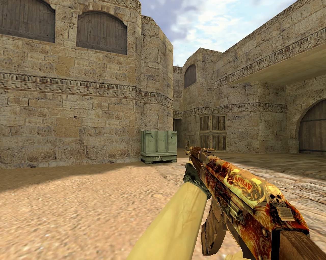 Скриншот Модель «АК-47 Разбойник» для CS 1.6 - Качественные текстуры и анимации