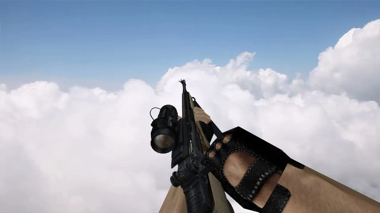 Скриншот Модель «M14 Riffle» для CS 1.6 - Оптимизированная версия