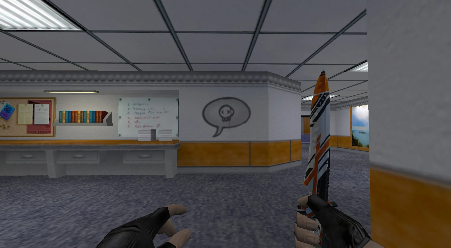 Скриншот Граффити «Предсмертное послание» для CS 1.6 - Уникальное оформление