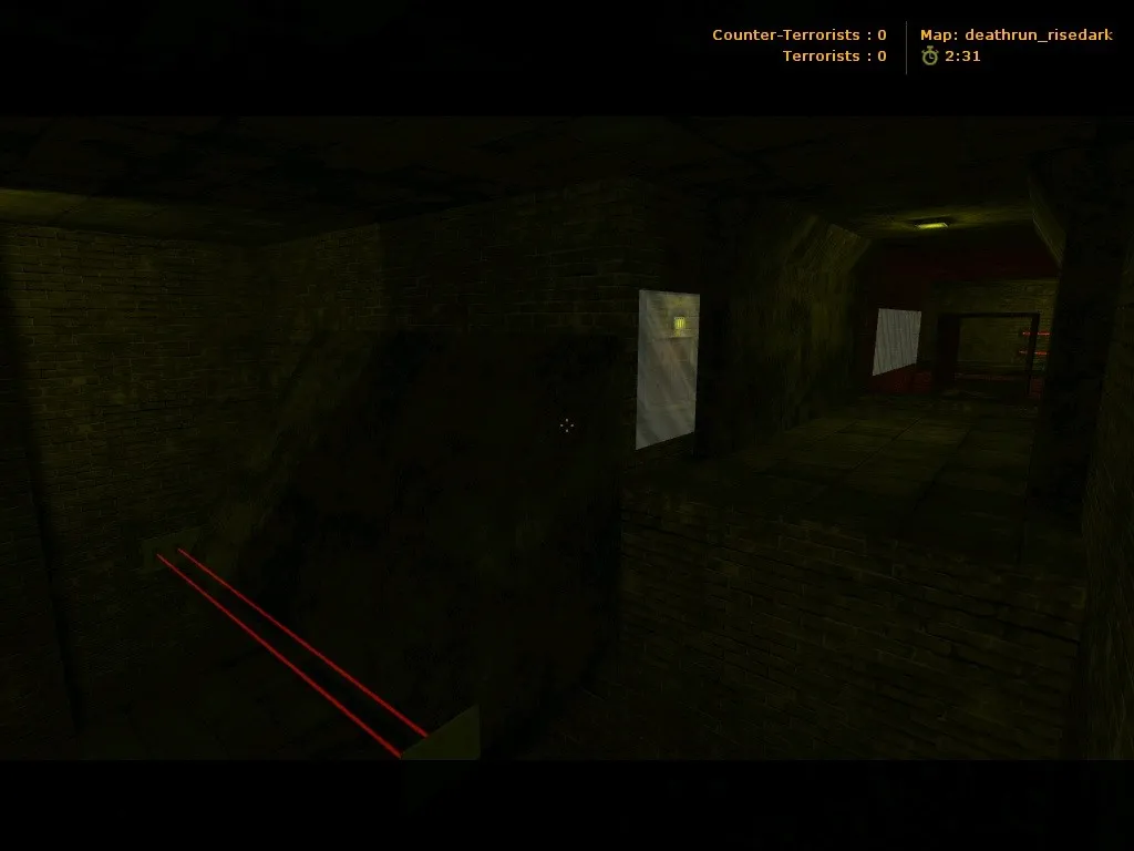 Скриншот  deathrun_risedark для CS 1.6: карта, тактика за TR/T, точки, .nav и оптимизация
