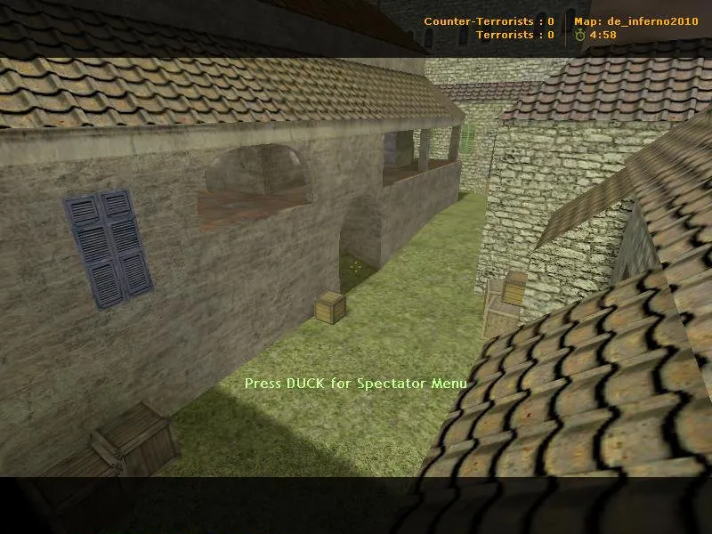 Скриншот  Карта de_inferno2010 для CS 1.6: тактика и особенности