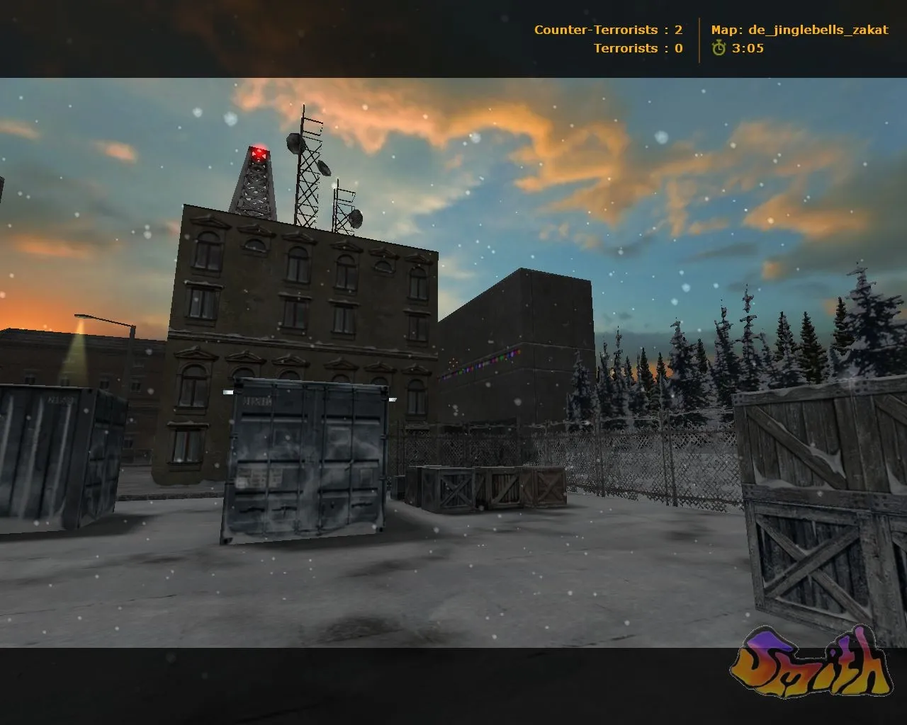 Скриншот  Карта «de_jinglebells_zakat» для CS 1.6 - Скачать и играть
