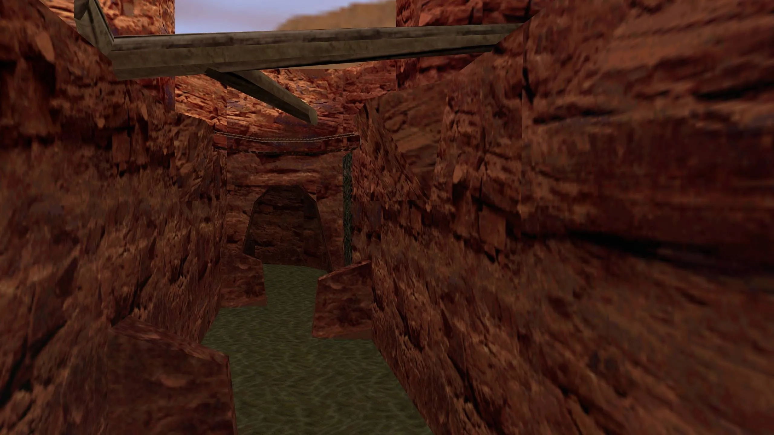 Скриншот  Карта de_outback для CS 1.6: тактические возможности и детали