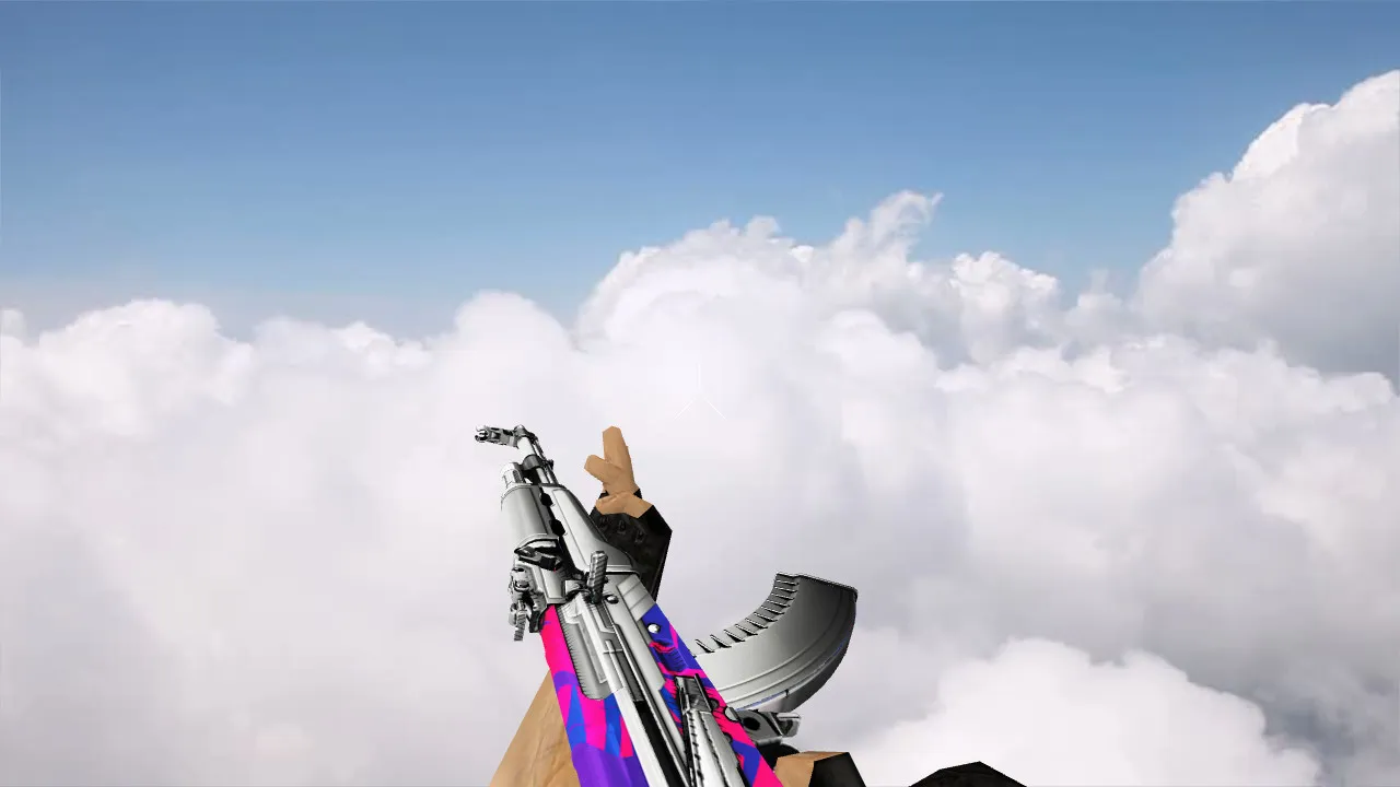 Скриншот Модель AK-47 Runner v_model для CS 1.6: p_, w_, звуки, анимация осмотра и текстуры