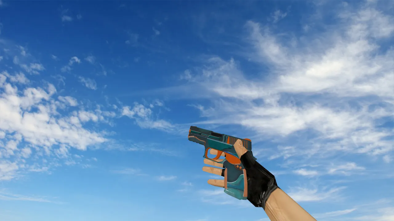 Скриншот Модель P250 Aquaique для CS 1.6 - Оружие с уникальным дизайном