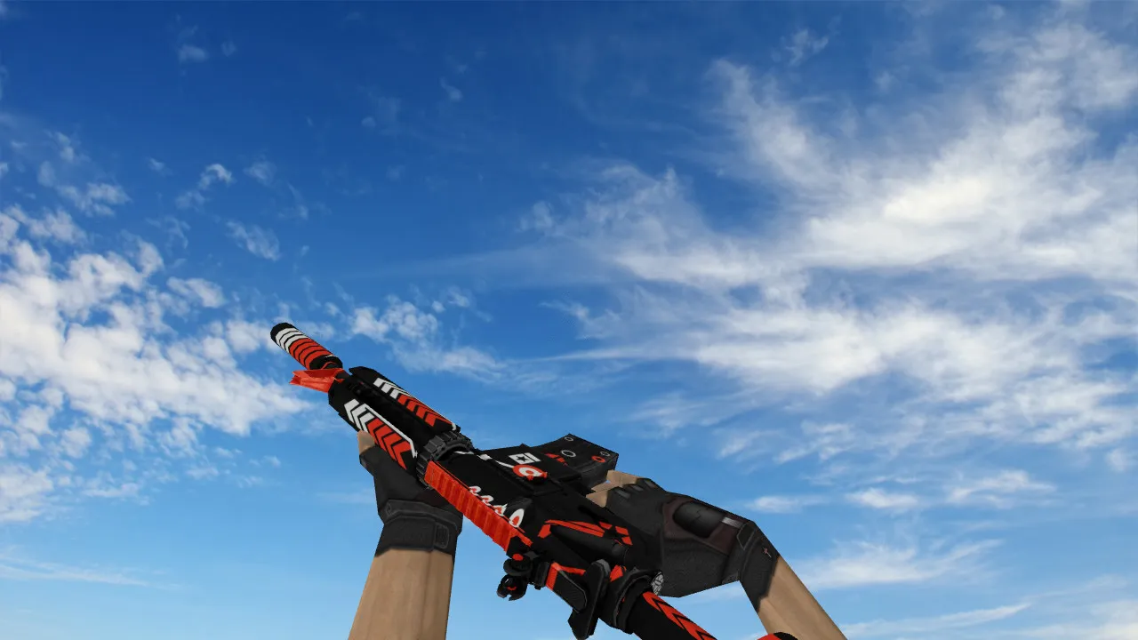 Скриншот Модель «M4A4 Alliance v2» для CS 1.6: v_/p_/w_ файлы, звук, анимация осмотра и текстуры