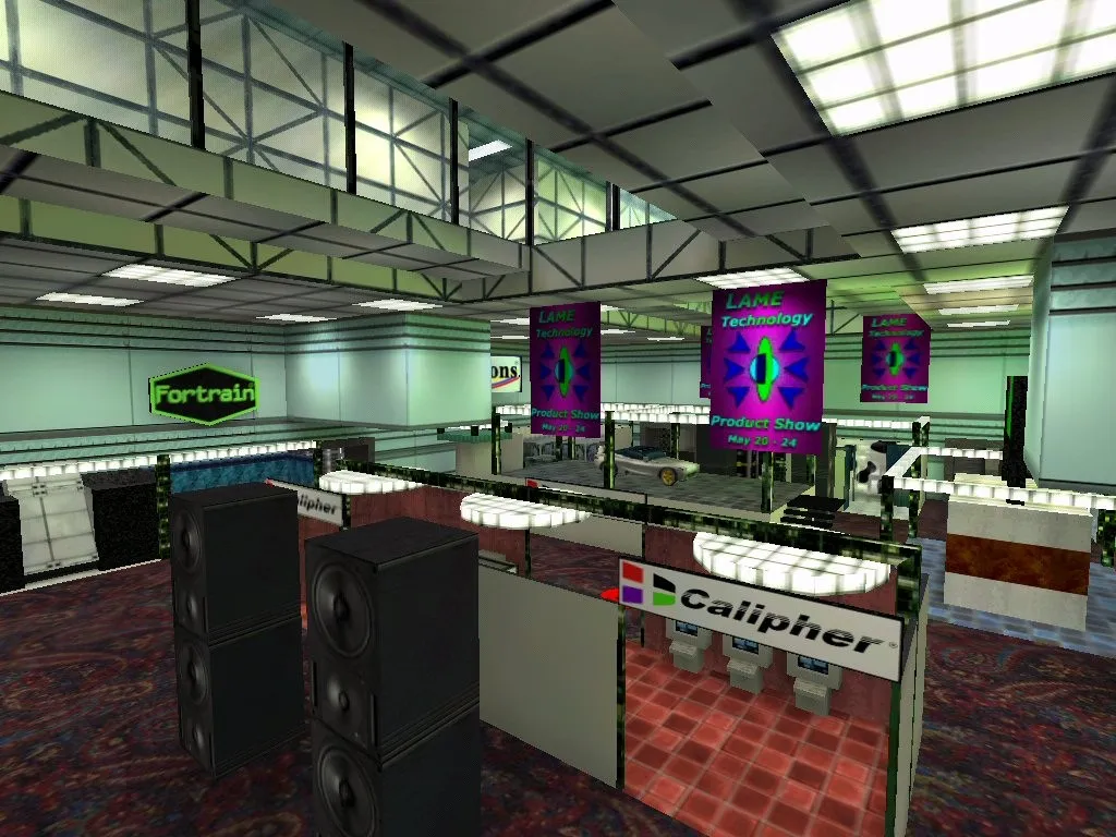 Скриншот Карта convention_center для CS 1.6: тактика за CT/T, точки, .nav и оптимизация wpoly/epoly