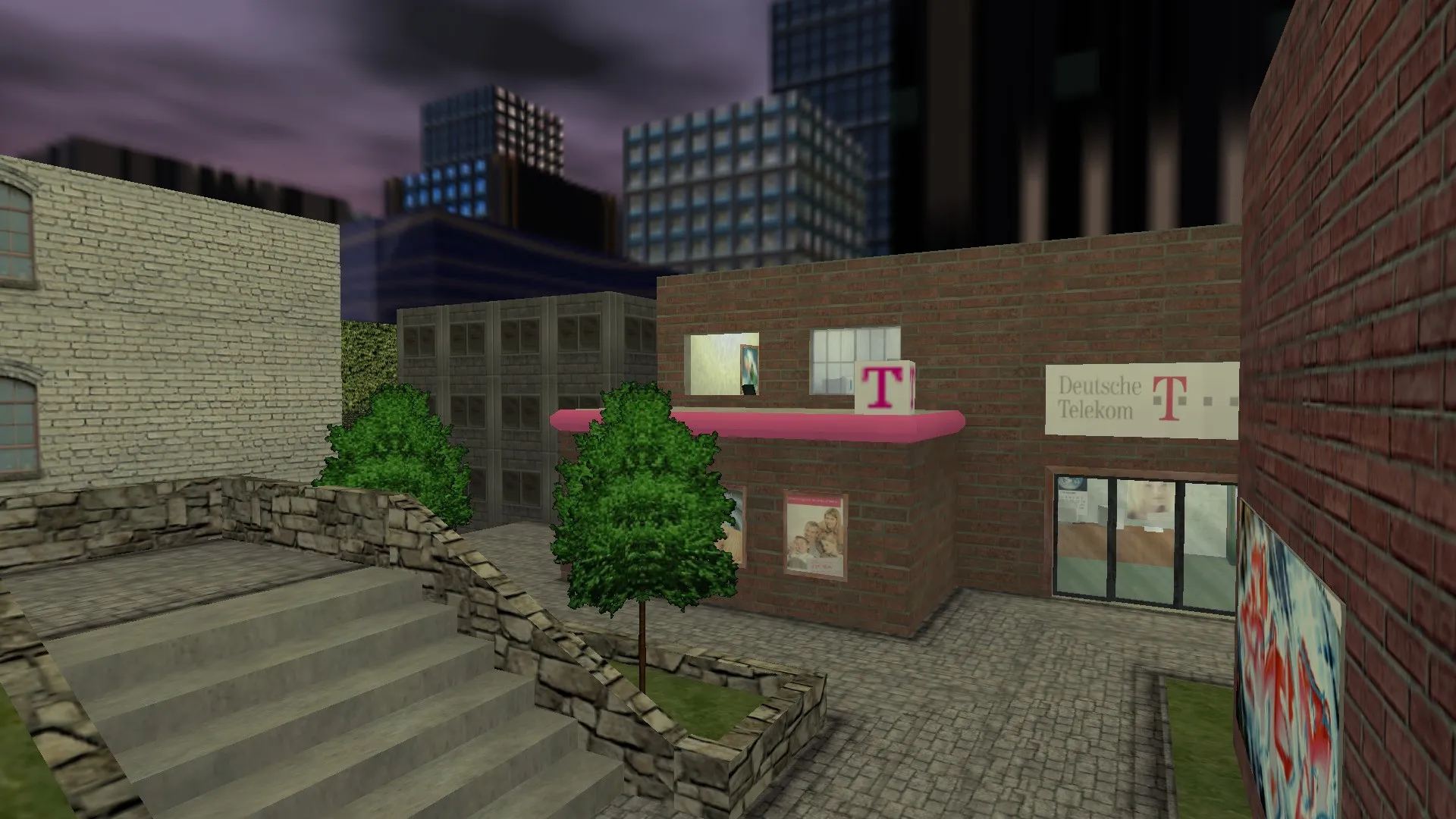 Скриншот Карта de_tpoint для CS 1.6: Тактические возможности и баланс сторон