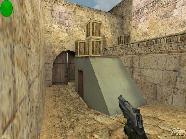 Скриншот  de_crazydust2 для CS 1.6: карта, точки, тактика, .nav, wpoly/epoly и установка без риска