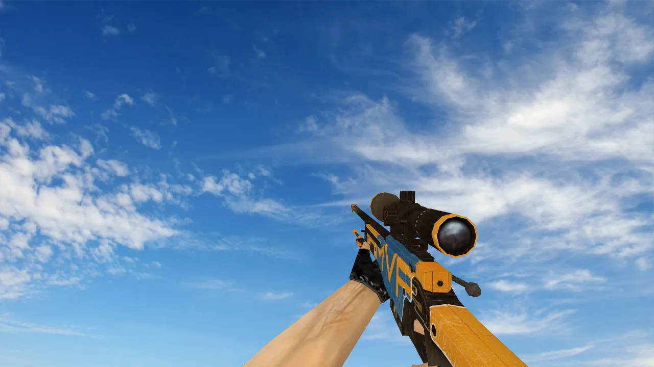 Скриншот Модель AWP MVP для CS 1.6 - Идеальный выбор для снайперов