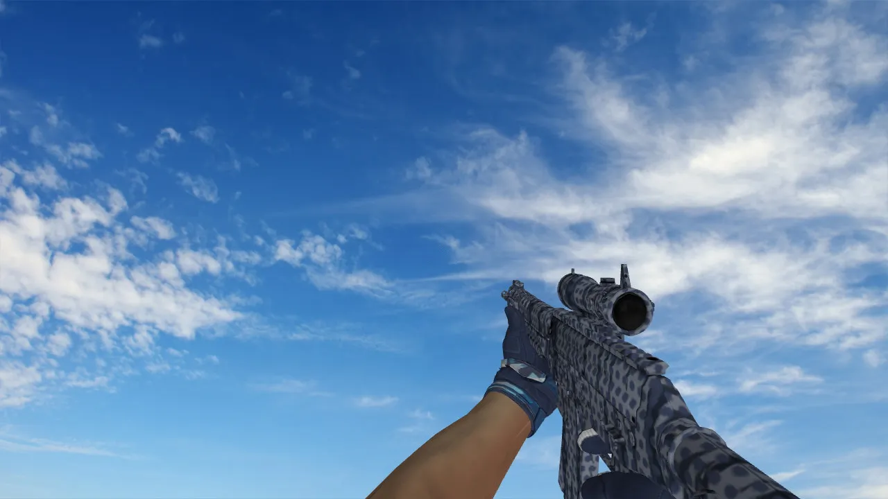 Скриншот  Пак моделей оружия Sport Superconductor Pack для CS 1.6: v_, p_, w_ модели, звуки, анимация осмотра и качество текстур