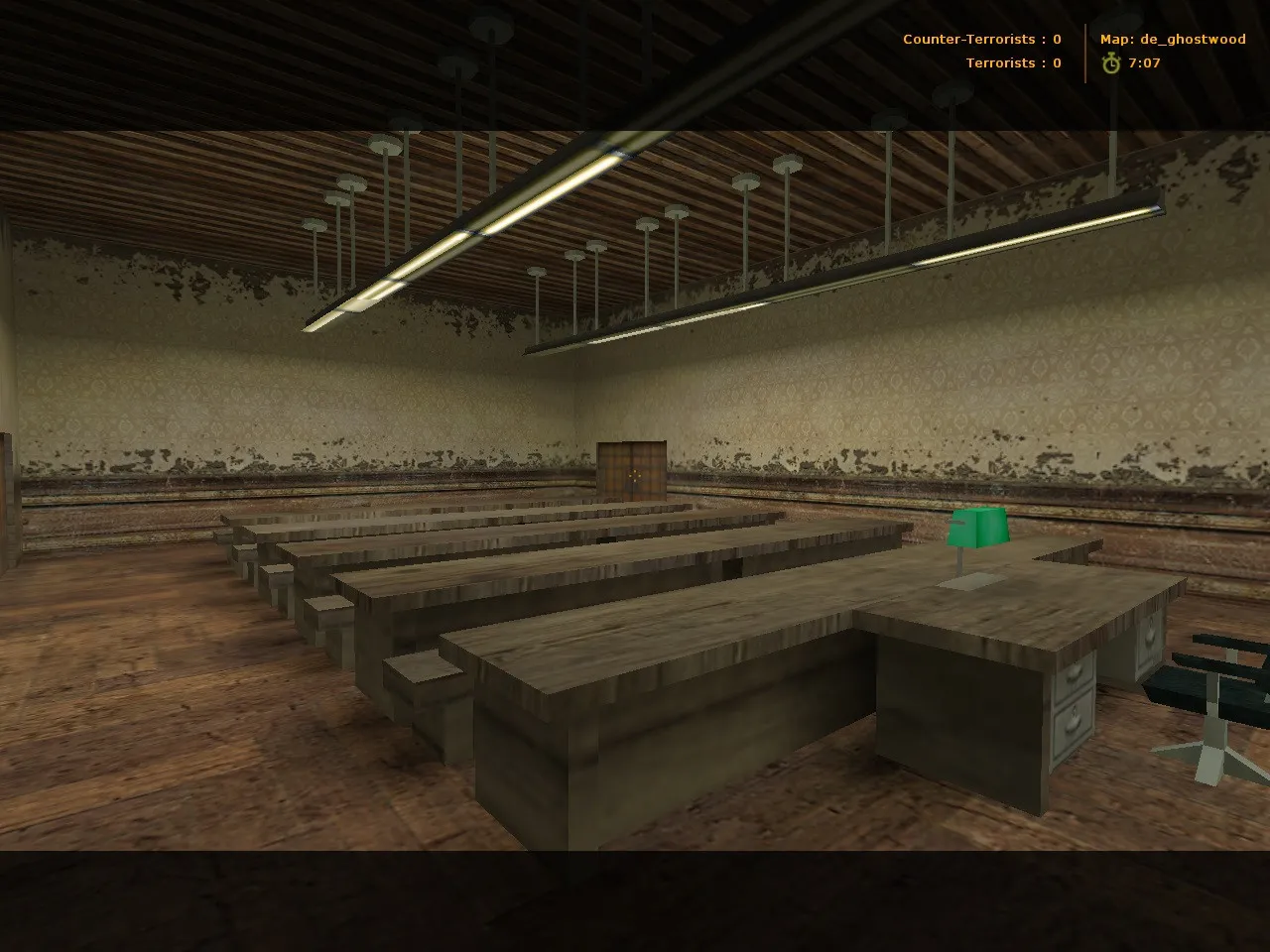 Скриншот  de_ghostwood для CS 1.6: обзор DE-карты, точки, маршруты и настройки ботов