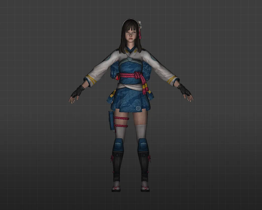 Скриншот Модель «Сакура» для CS 1.6 - Уникальный скин с аниме темой