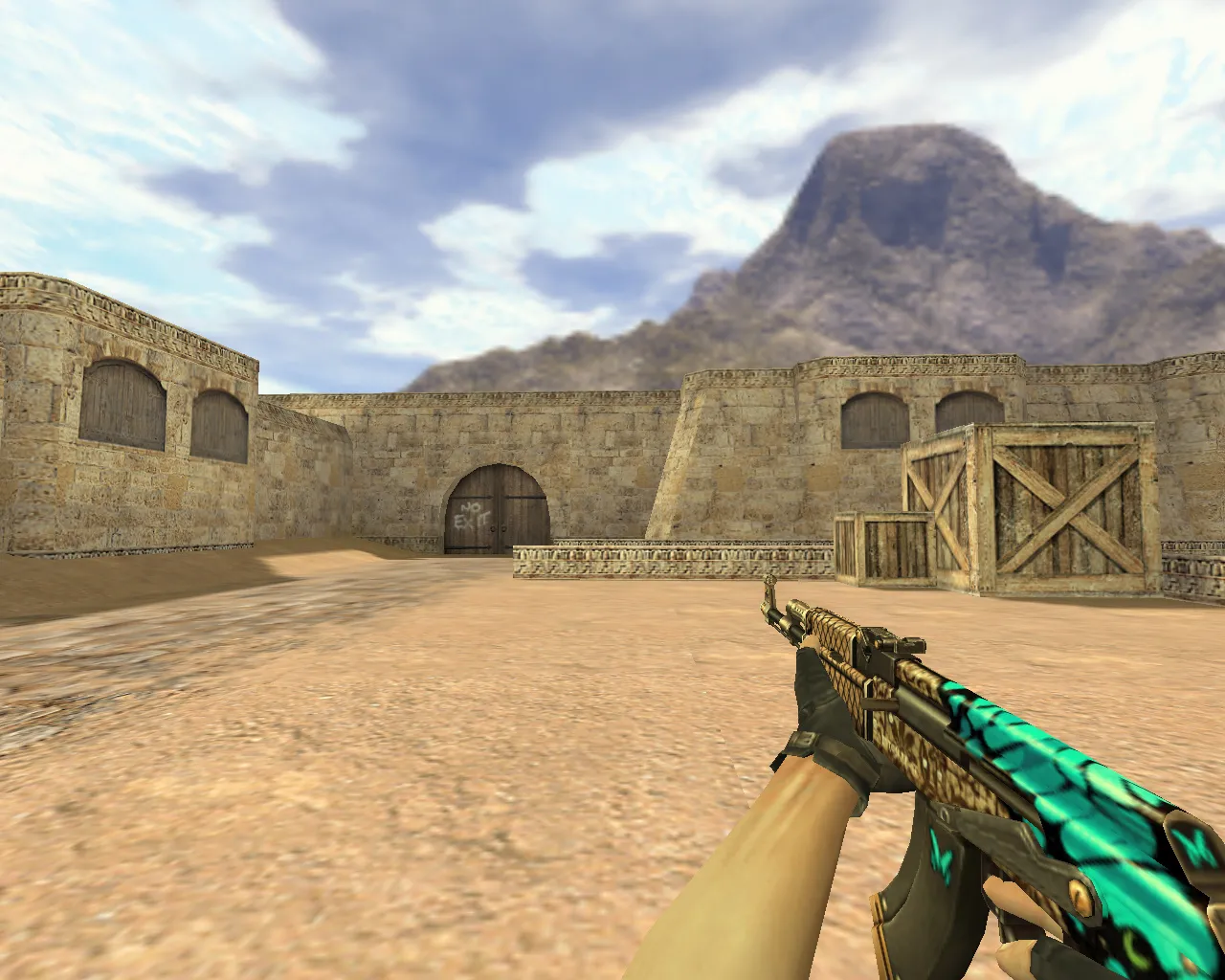 Скриншот Пак моделей оружия «Бабочка» для CS 1.6: v_ и p_ модели, звуки, анимация осмотра, качество текстур