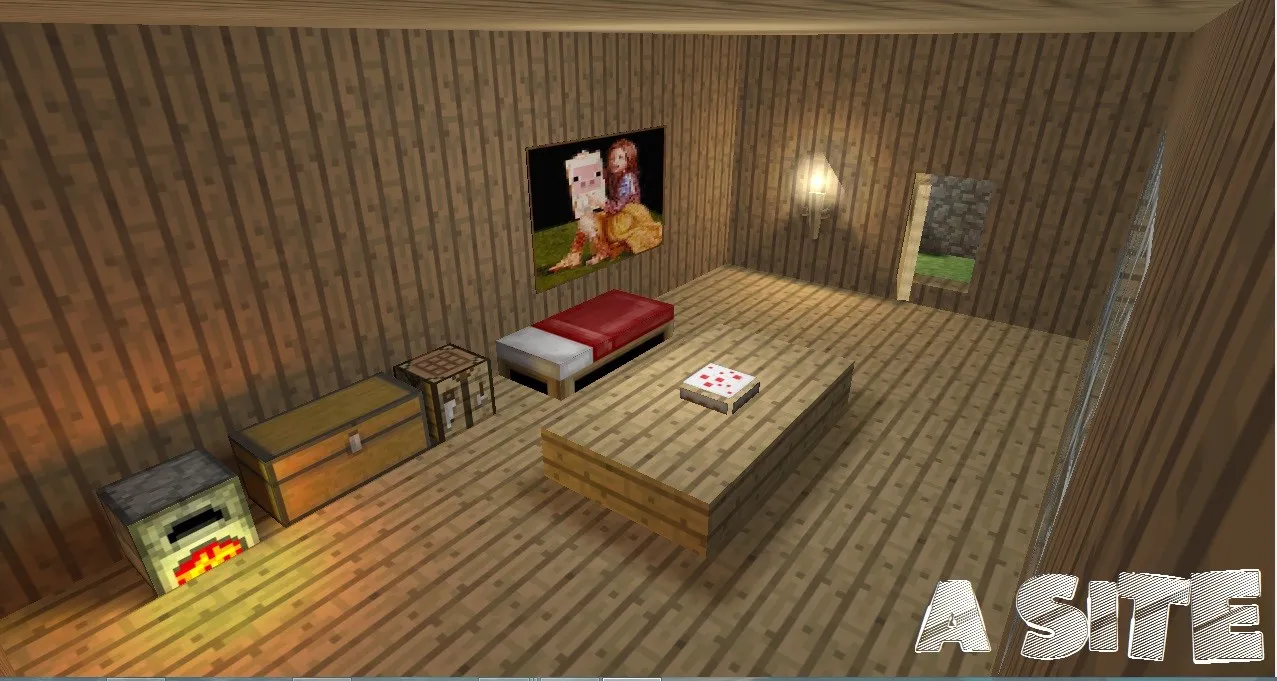 Скриншот  Карта de_minecraft_j_final для CS 1.6 - Стратегические точки и оптимизация