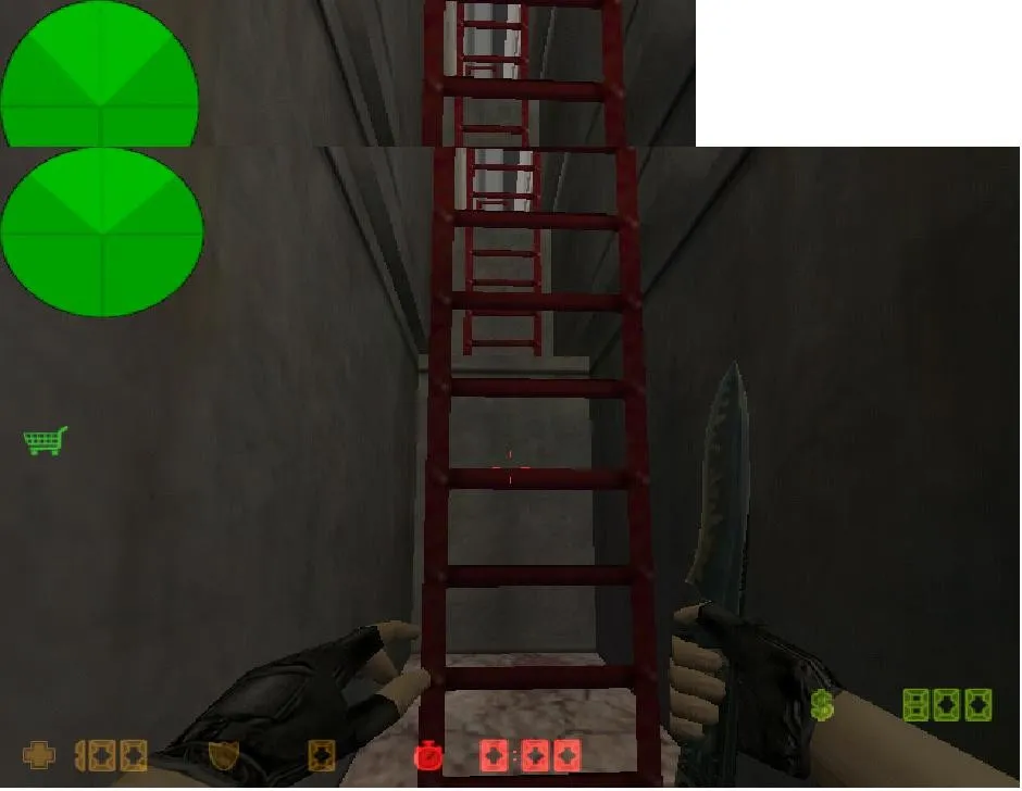 Скриншот  Карта deathrace для CS 1.6: deathrun, ловушки и точки для T/CT, .nav для ботов и оптимизация wpoly/epoly