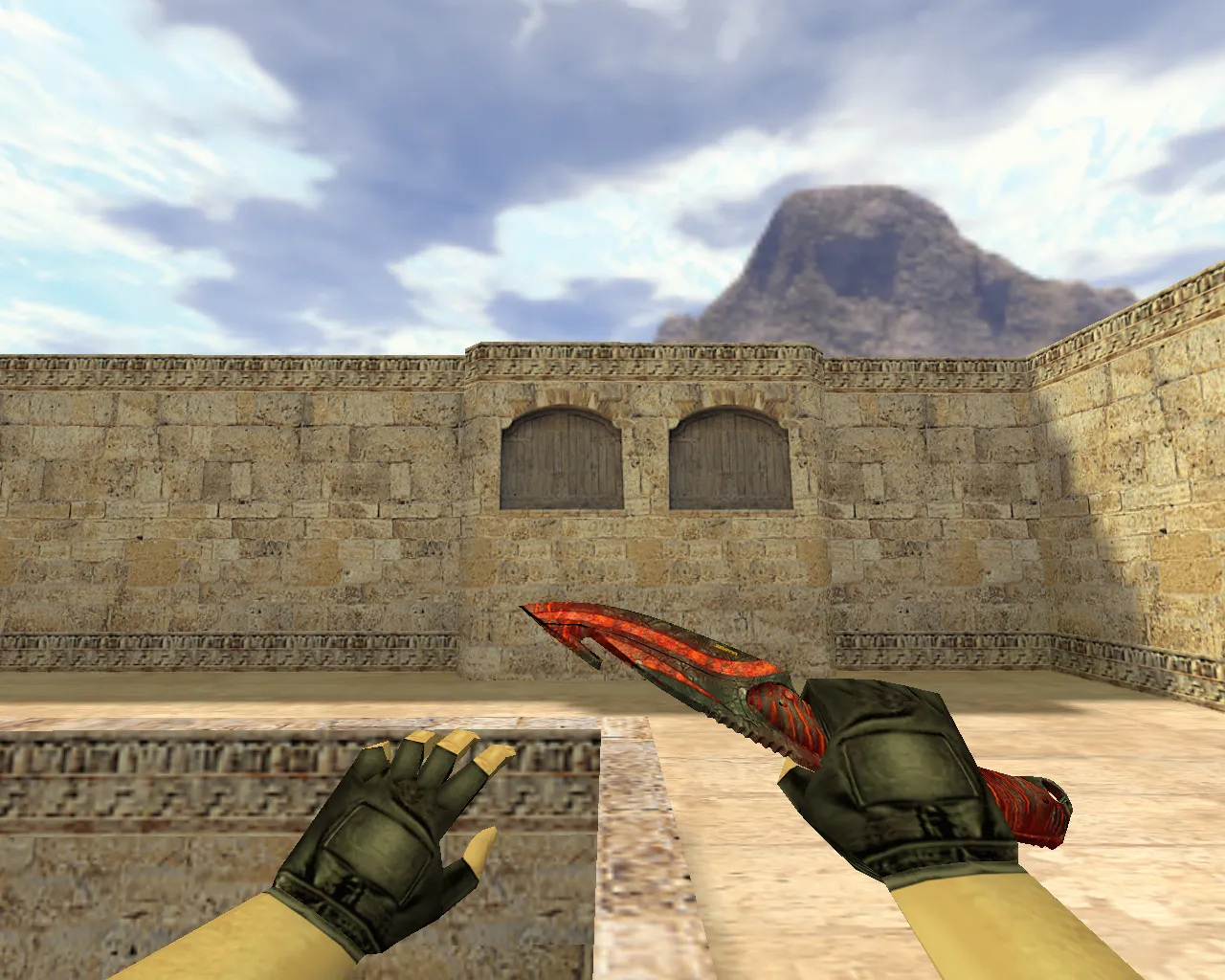 Скриншот Модель «Нож с лезвием-крюком Вампир» v_ p_ w_ для CS 1.6: анимация осмотра, звуки и качество текстур