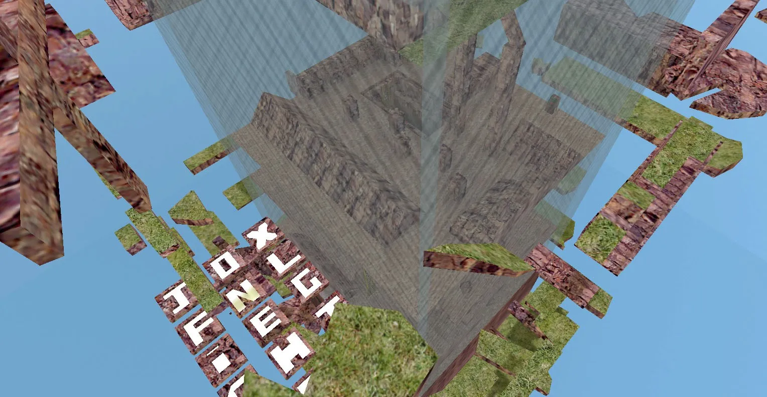 Скриншот  deathrun_unreal_air для CS 1.6: карта deathrun, точки, раунды, оптимизация, .nav и боты