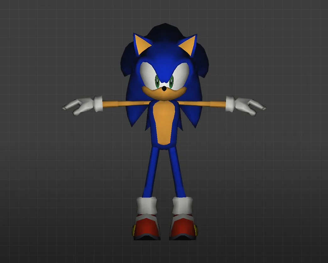 Скриншот Модель «Соник» для CS 1.6 - Уникальный скин для ваших игр