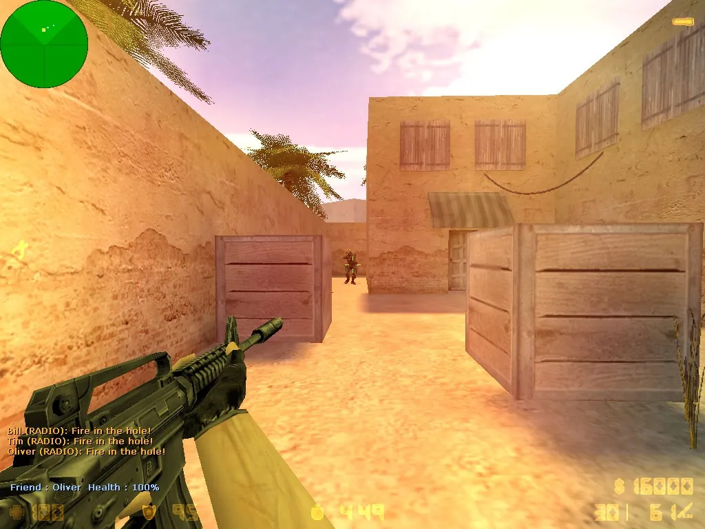 Скриншот Карта de_sunburn для CS 1.6: тактика и детали