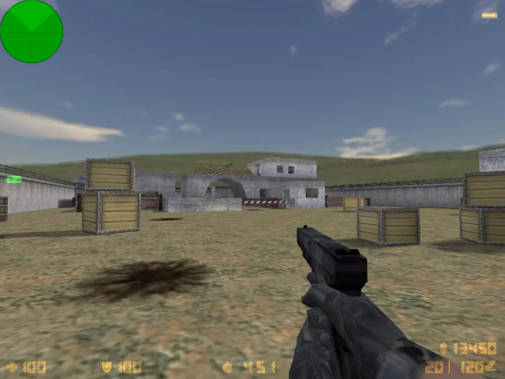 Скриншот  de_amca карта для CS 1.6: баланс сторон, тактика, точки, .nav и оптимизация wpoly/epoly