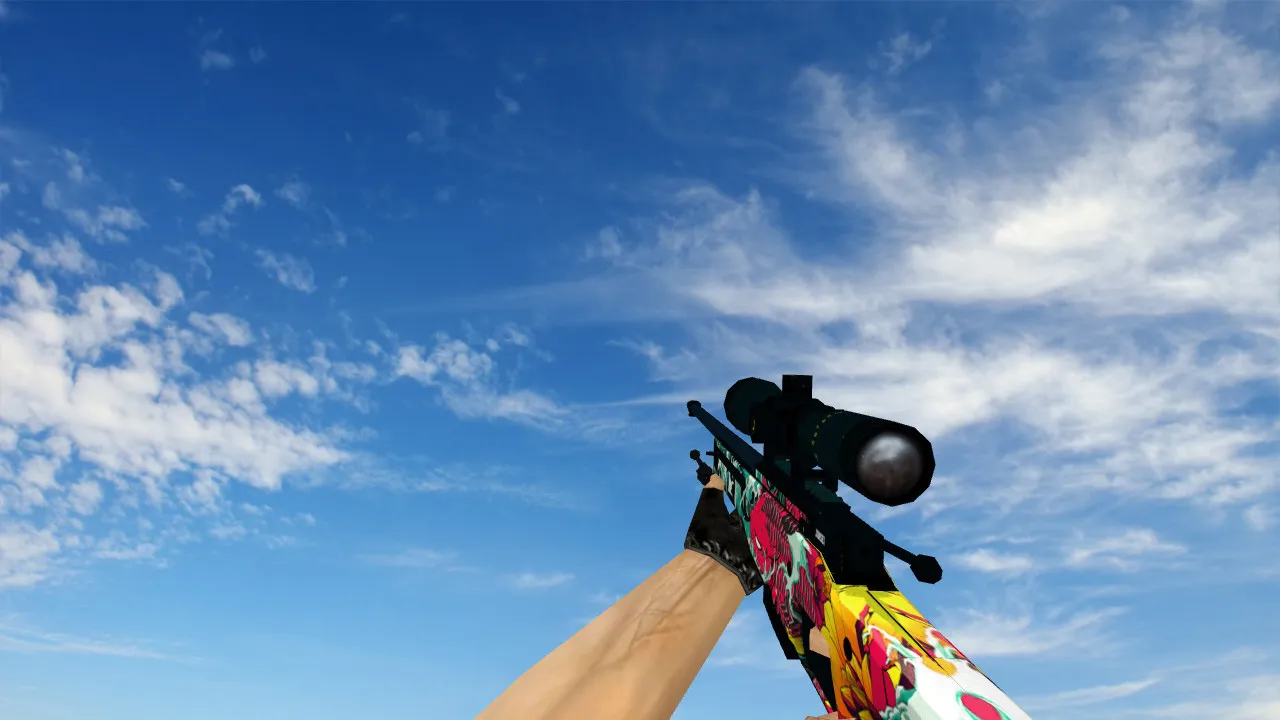 Скриншот Модель «AWP Jinsei» для CS 1.6: качественные текстуры и анимации