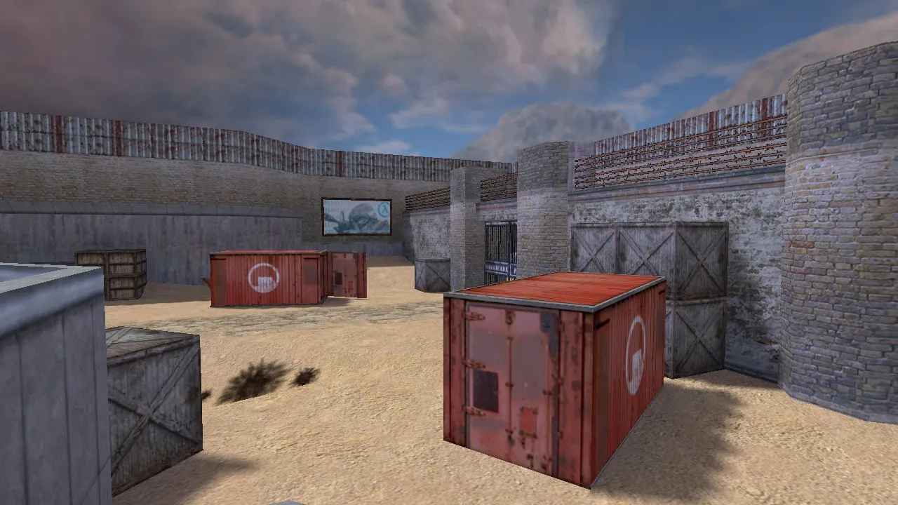 Скриншот  Карта de_impact для CS 1.6: Тактические возможности и баланс