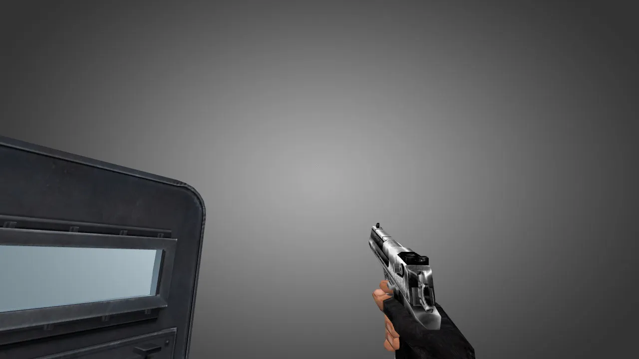 Скриншот Модель «Default Shield New Anims» для CS 1.6: v_, p_, w_ с анимациями и звуками