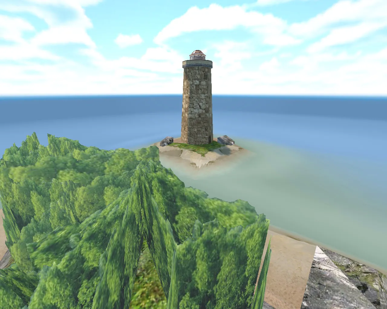 Скриншот  Карта de_mon для CS 1.6 - Тактические возможности и особенности