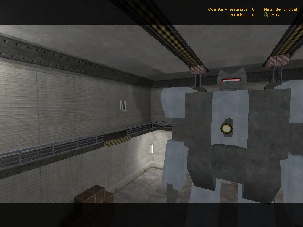 Скриншот  Карта de_critical для CS 1.6: точки, баланс, .nav для ботов, оптимизация wpoly/epoly