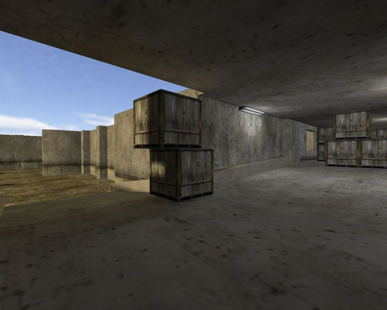 Скриншот  Карта de_antishock для CS 1.6: баланс сторон, точки под Т/КТ, .nav для ботов и оптимизация wpoly/epoly