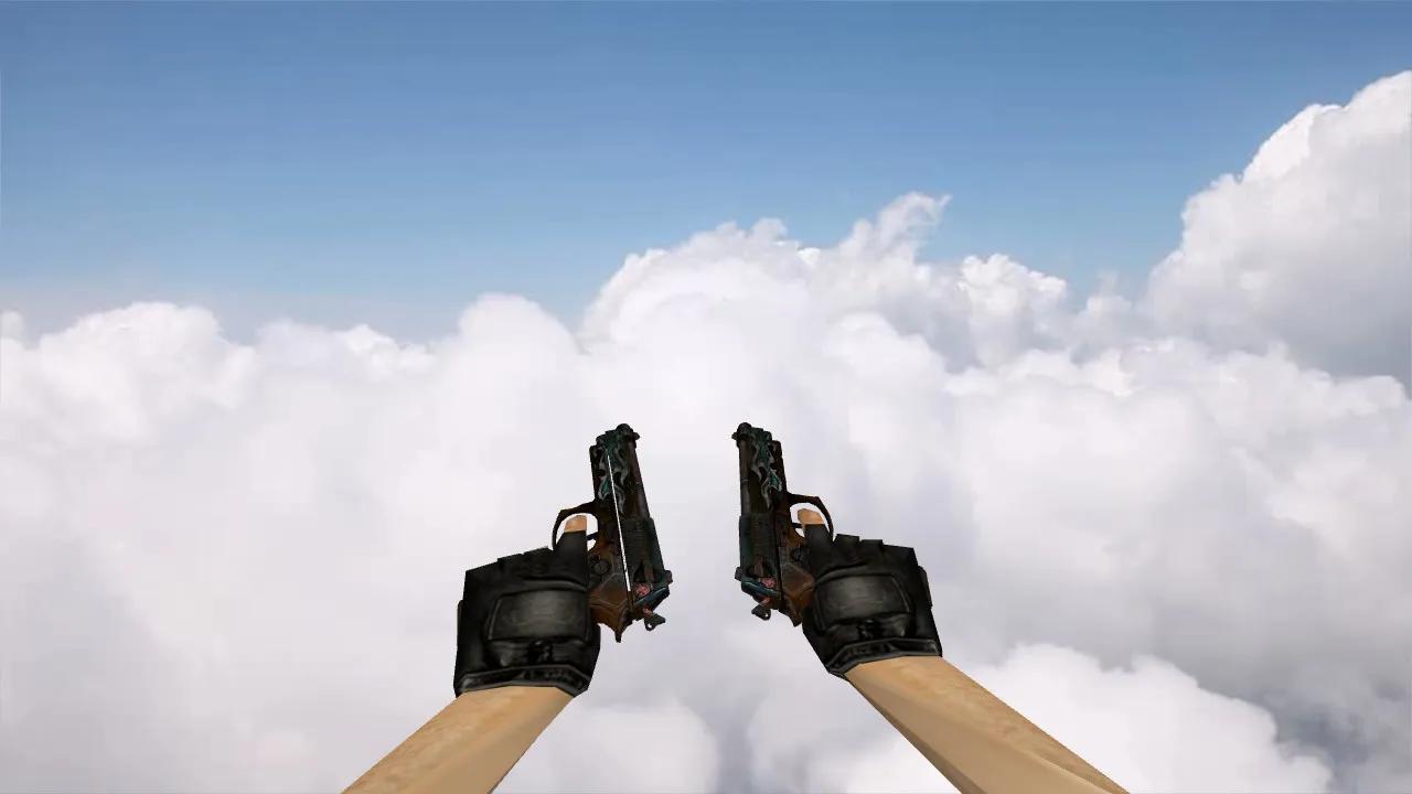 Скриншот Модель «Dual Berettas Road Warrior» для CS 1.6 - Оружие на любой вкус