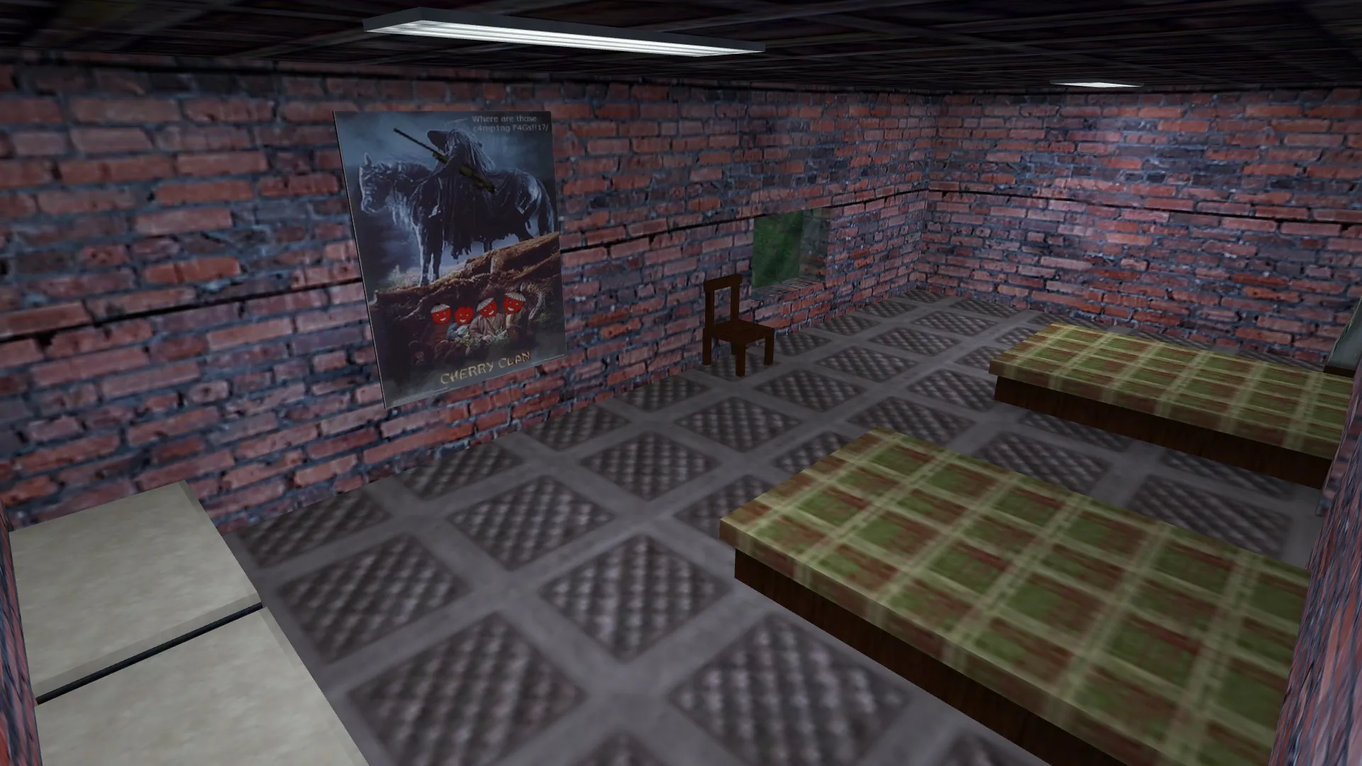 Скриншот  Карта «cc_secret_base» для CS 1.6: точки, тактика за Terror и CT, настройка для сервера и ботов